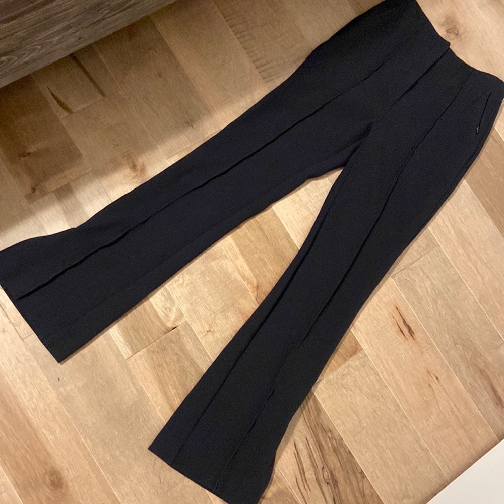 Navy blue flare pants by anthropologie size 2
